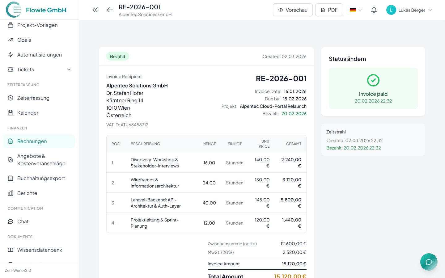 Versenden & Verfolgen