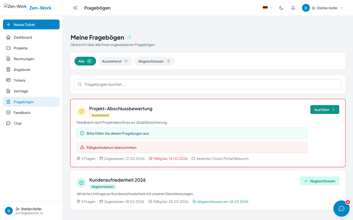Teilen & Einsammeln
