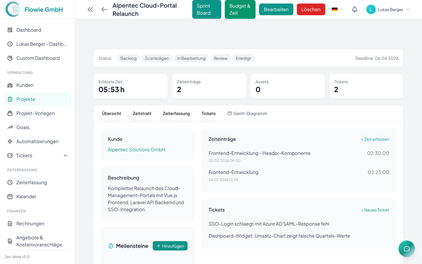 Kunden immer im Blick
