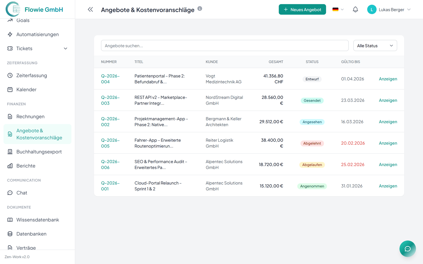 Baukasten für individuelle Angebote