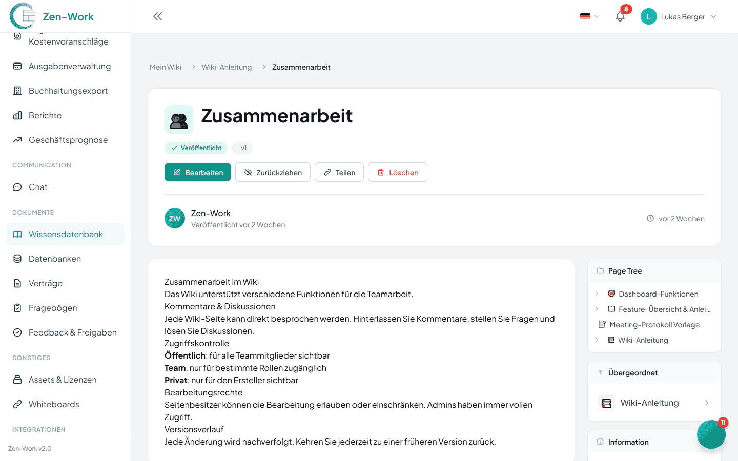 Kommentare mit Kontext
